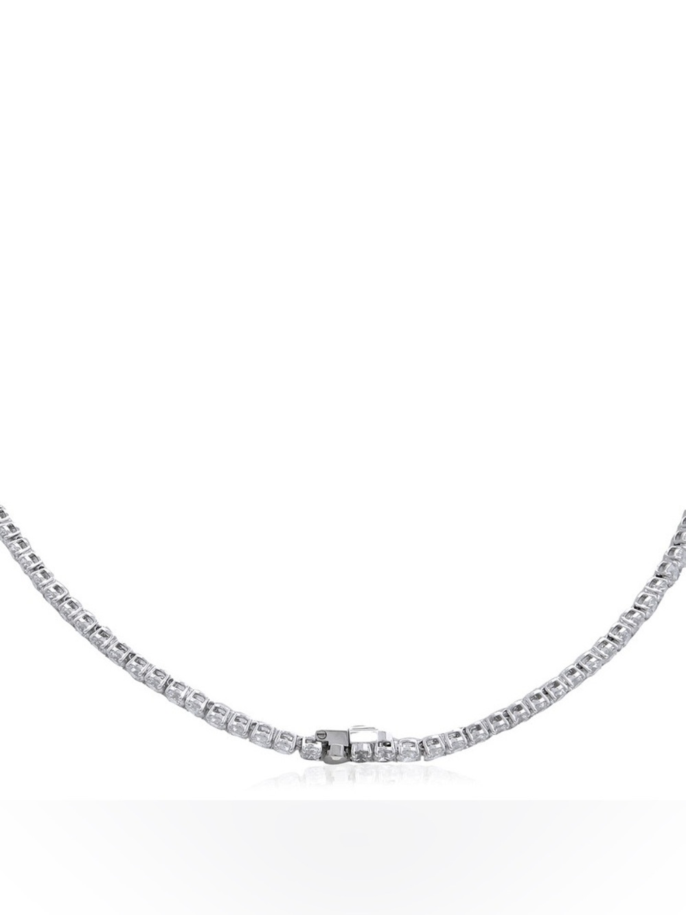 NWOT Swarovski Matrix Tennis Necklace - Picture 6 of 10